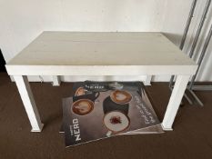 White Wood Table