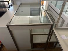Set of Glass Display Tables