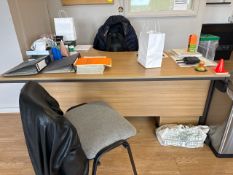 Office Desks and Chairs x4
