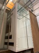 Waterford Glass Top Nesting Tables x3