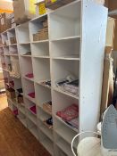 White Wood Storage Tower x3