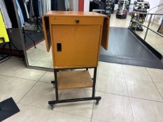 Wooden Mobile Folding Table