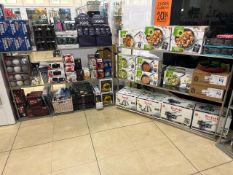 Glass Display Shelf Units x2