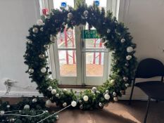 Large Christmas Wreath Decoration