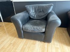 Black Leather Armchair