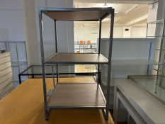 Wooden Tiered Side Table