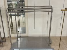 Mobile Metal Hanging Rails x2