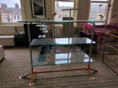 Glass shelved Display Stand