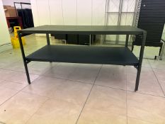 Black Metal Display Table