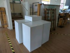 Mixed White Display Boxes x4