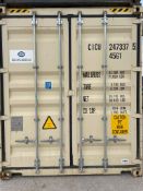 40ft HC Shipping Container - ref CICU2473375 - NO RESERVE
