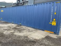 40ft HC Shipping Container - ref CLVU3100929 - NO RESERVE