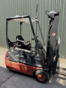 LINDE - 1.6 Tonne Electric Forklift (container spec - 4408 hours)