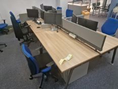 ref 237 - Double Tables x3 & Chairs