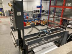 Webfeed Diversion Rollers from Rotoman to Scitex Line