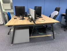 ref 247 - Double Tables x2 & Chairs
