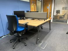 ref 248 - Double Tables x2 & Chairs