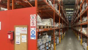 ref 3 - 23 Bays Of Boltless Pallet Racking
