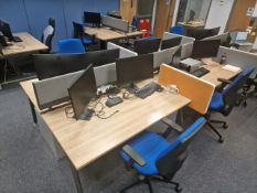 ref 246 - Double Tables x3 & Chairs