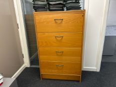 ref 184 - Wooden Drawer Unit