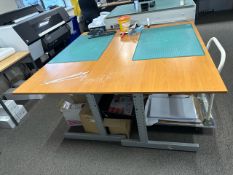 ref 207 - Wood Effect Desk x2