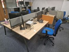 ref 242 - Double Tables x3 & Chairs