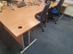 ref 77 - Pair Of Curved Desks