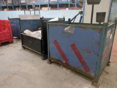NO RESERVE - Metal Storage Skips x 2
