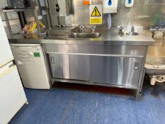 NO RESERVE - Stainless Steel Sink Unit