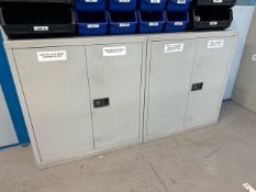 NO RESERVE - Metal Storage Cupboards x 2