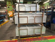 NO RESERVE - Metal Portable Stackable Pallet Rack x5