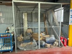 NO RESERVE - Metal Cage and Contents