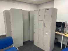 NO RESERVE - Bisley Grey Lockers x10