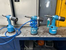 NO RESERVE - Advel 74200 Rivet Guns x 3