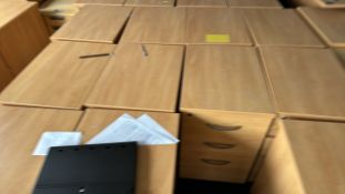 NO RESERVE - Wooden Under Desk Drawes x10