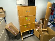 NO RESERVE - Wooden Office Cupboard