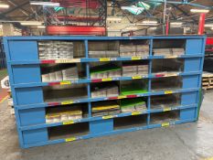 NO RESERVE - Metal Storage Shelf Box Unit