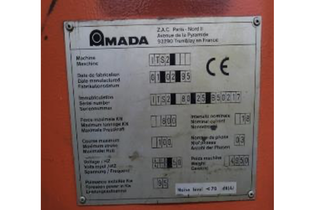 1995, PRESS BRAKES (AMADA) ITS - Image 4 of 19