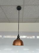 NO RESERVE - Copper Pendant Hanging Ceiling Lights x 6