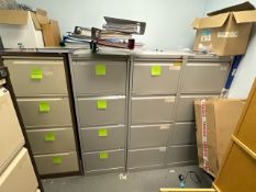 NO RESERVE - Bisley Filing Cabinets x 5