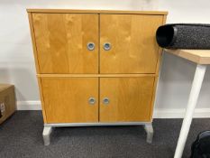 NO RESERVE - Wooden Storage Cabinet