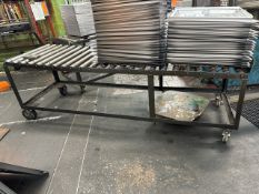 NO RESERVE - Mobile Roller Conveyor x2