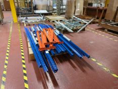 Assorted Racking Components Orange & Blue