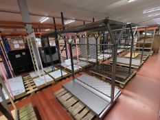 1 x Brushed Metal Display Stand