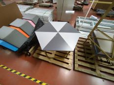 2 x Hexagon Display Tables