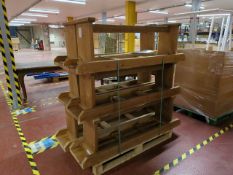 Simple Wooden Benches x 2