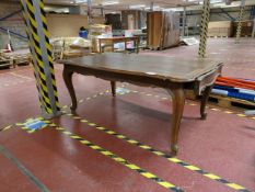 Large Wooden Farmhouse Table