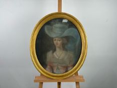 Oval Portrait Artwork Print