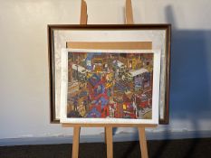 (ref 12) An outing from the withe rose Artwork Print