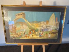 (ref 2) Desert Village Artwork Print